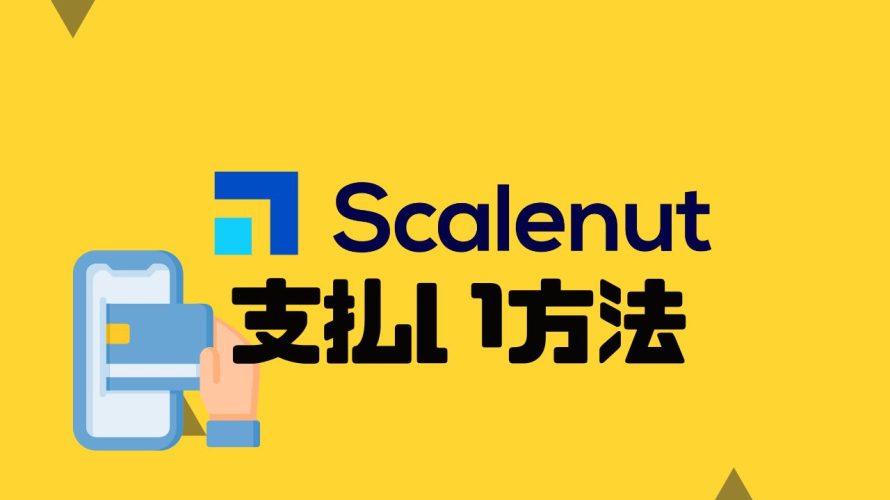 Scalenut(スケールナット)の支払い方法