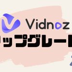 Vidnoz(ビドノズ)をアップグレードする方法