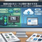 【2025年版】動画生成AIをローカル環境で動かす方法｜クラウドとの違い・PCスペック・おすすめツールを徹底解説