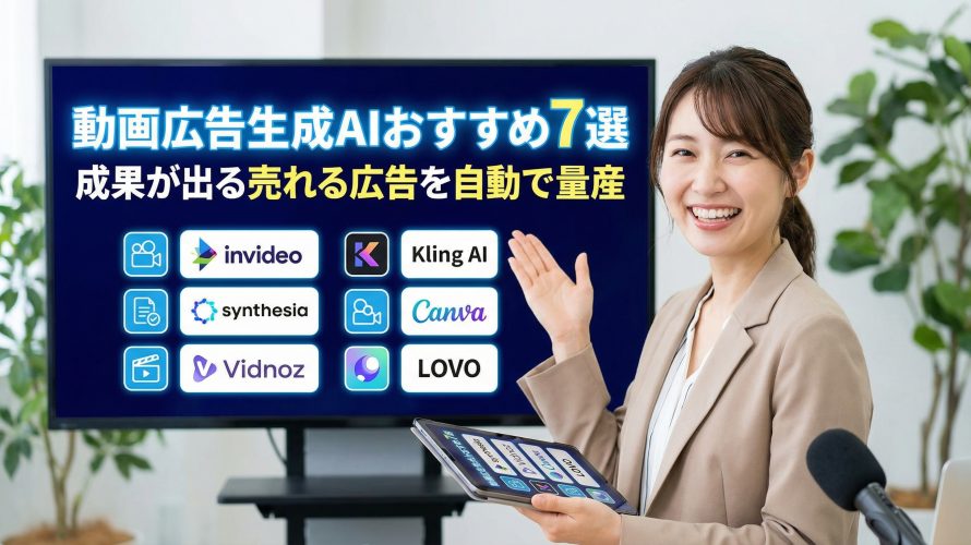 【2025年最新】動画広告生成AIおすすめ7選！成果が出る売れる広告を自動で量産する｜無料アプリから本格ツールまで