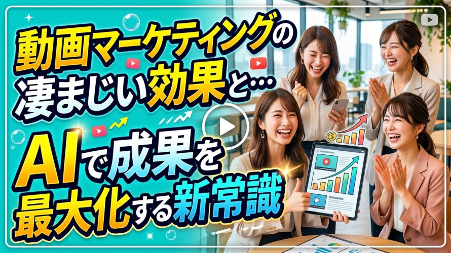 【2026年データで証明】動画マーケティングの絶大な効果とAIで成果を最大化する新常識